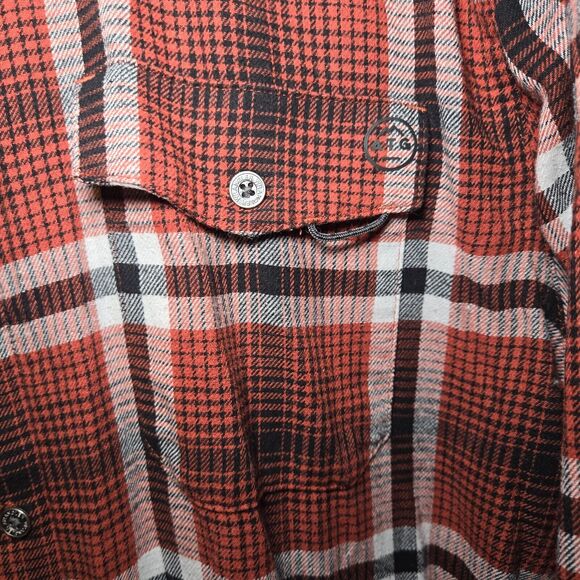 Wrangler ATG Mens Thermal Lined Flannel Utility Chore Work Shirt Shacket Large - Picture 5 of 6